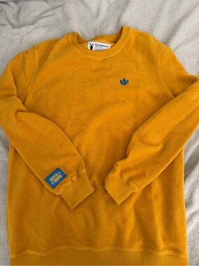Dutch Bros Men's Yellow Crewneck Sweater
